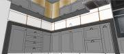 Desenho 3D para aprovação do projeto.